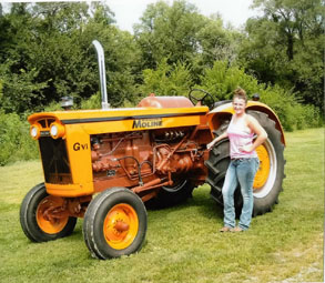 Joe restored the U302 tractor.